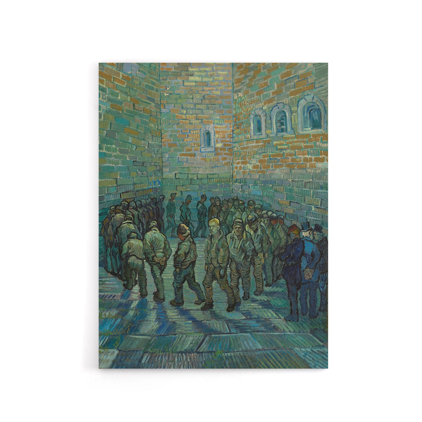 Penitentiary Prisoners Exercising Van Gogh Canvas Wall Art