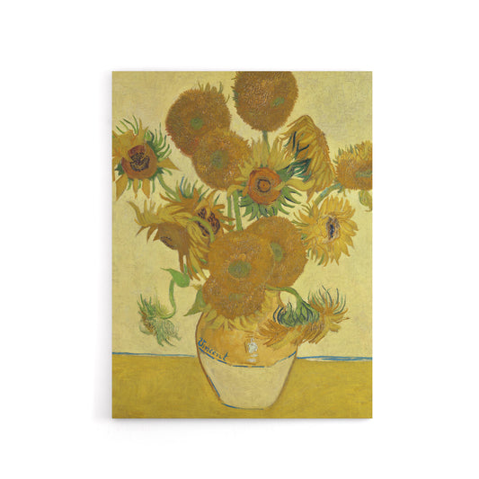 Sunflowers 1888 Floral Painting Van Gogh Vintage Canvas Wall Art