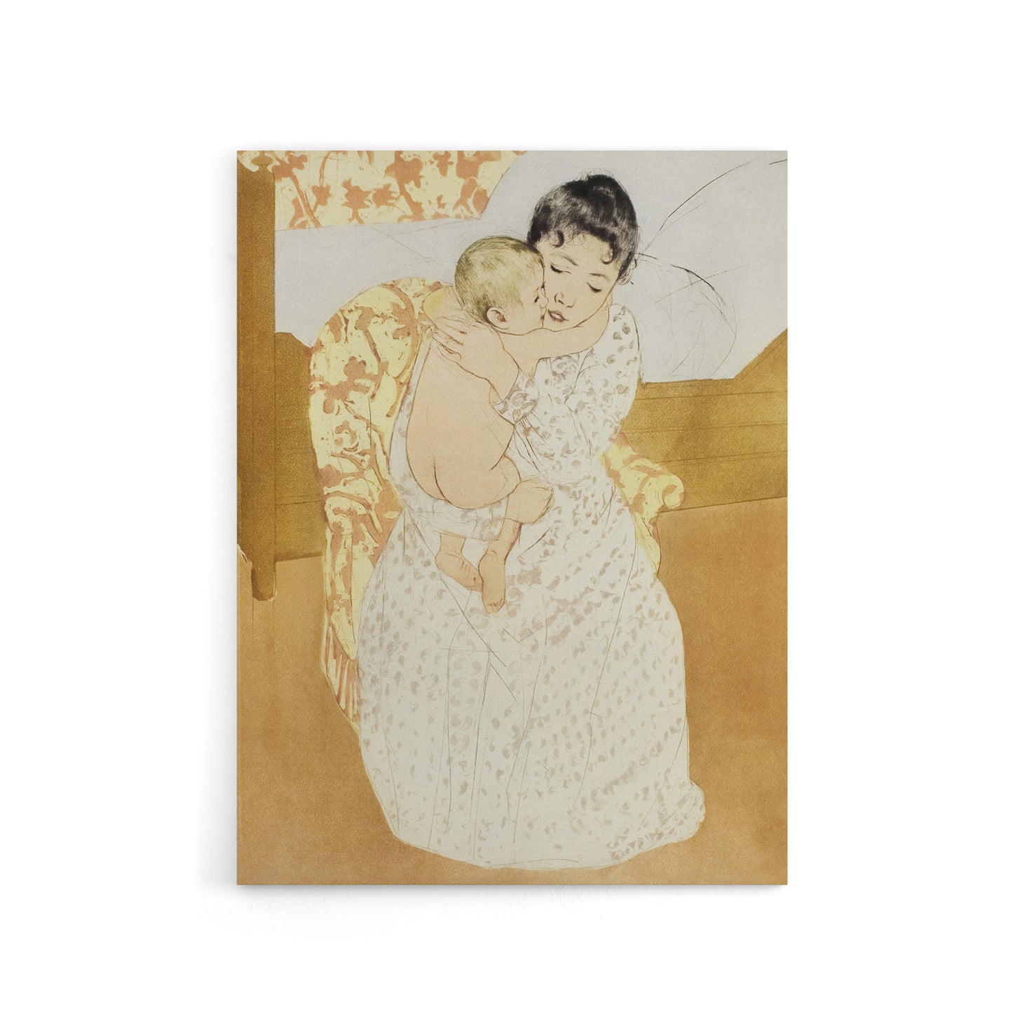 Maternal Caress Mother and Child Cassatt Vintage Canvas Wall Art