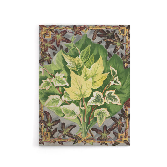 Art Nouveau Ivy Leaves Painting Hibberd Canvas Wall Art