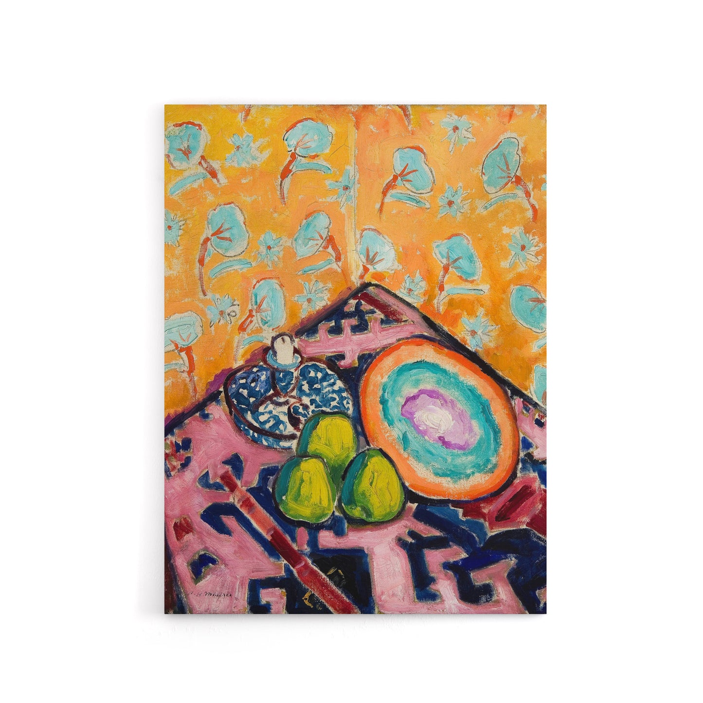 Alfred Henry Maurer Colourful Still Life Painting Canvas Wall Art Print
