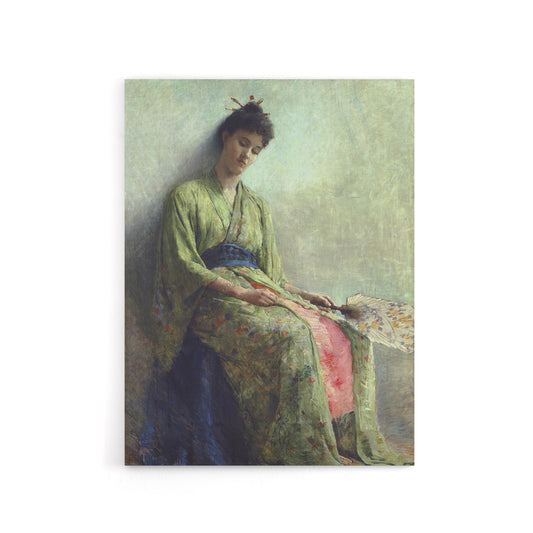 Frank Edwin Scott Somnolence Sleeping Woman Portrait Canvas Wall Art Print