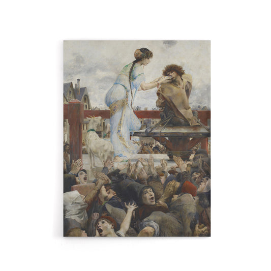 Luc Olivier Merson A Tear For a Drop of Water Canvas Wall Art Print