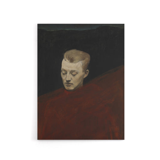 Magnus Enckell Portrait of Bruno Aspelin Canvas Wall Art Print