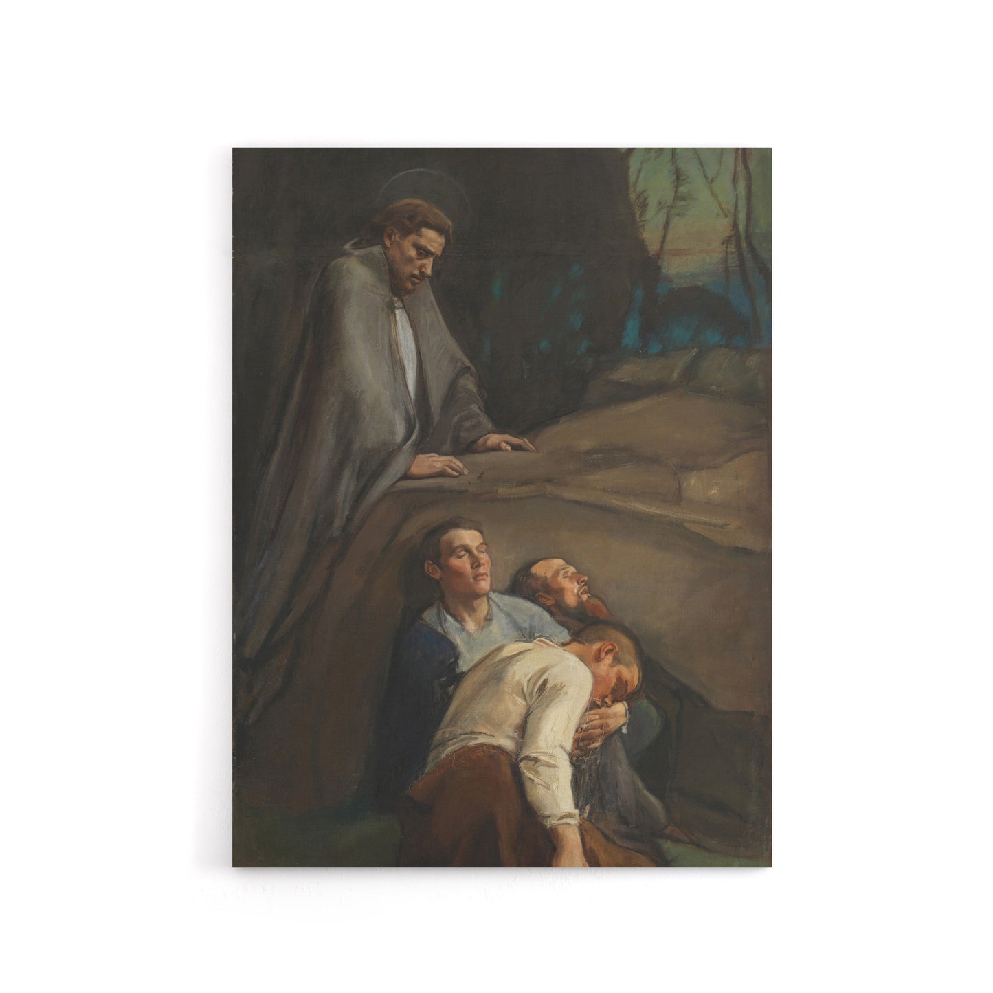 Magnus Enckell Prayer in the Garden of Gethsemane Canvas Wall Art Print