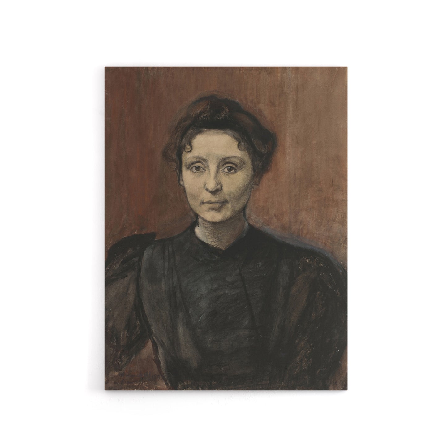 Magnus Enckell Portrait of Madeleine Jouvray Canvas Wall Art Print