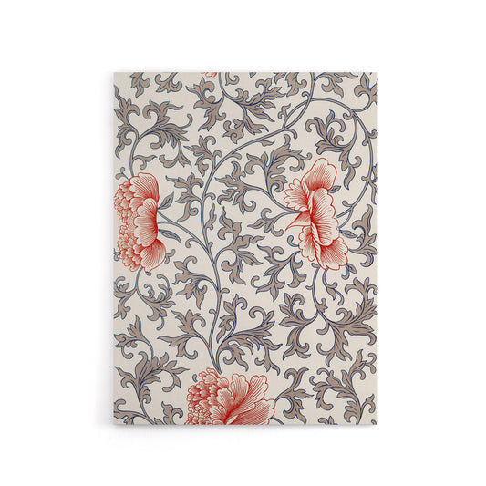 Owen Jones Ornamental Flower Filigree Pattern Canvas Wall Art Print